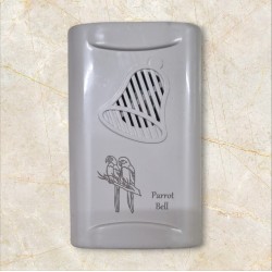 TECHDELIVERS® Door Bell Bulbul Bird Sound Chime AC 220V Wired Electric Doorbell for Home Office TECHDELIVERS® Door Bell Bulbul Bird Sound Chime AC 220V Wired Electric Doorbell for Home Office