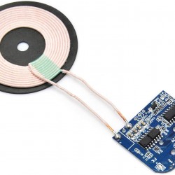 Wireless Charging Transmitter Module with Coil 5V DC Qi Standard Micro USB Input Wireless Charging Transmitter Module with Coil 5V DC Qi Standard Micro USB Input