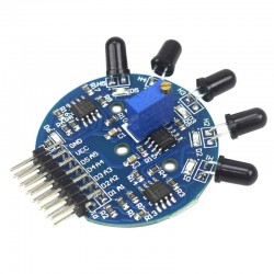 Flame Sensor 5-Channel Infrared Receiver Ignition Source Detection Module Flame Sensor 5-Channel Infrared Receiver Ignition Source Detection Module