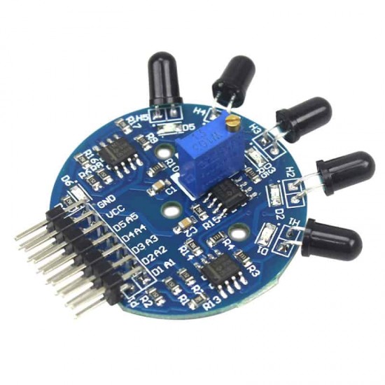 Flame Sensor 5-Channel Infrared Receiver Ignition Source Detection Module