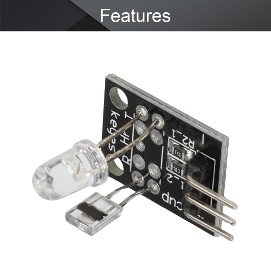 KY‑039 Finger Detection Heartbeat Sensor (ADC Compatible)