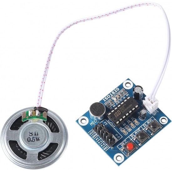 ISD1820 Voice Recording Module with Mic and Loudspeaker ISD1820 Voice Recording Module with Mic and Loudspeaker