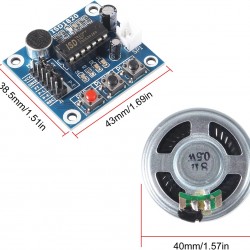 ISD1820 Voice Recording Module with Mic and Loudspeaker ISD1820 Voice Recording Module with Mic and Loudspeaker