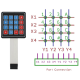 4×4 Matrix 16 keys Membrane Switch Keypad 4×4 Matrix 16 keys Membrane Switch Keypad