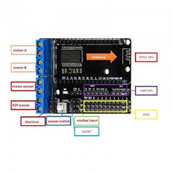 L293D Motor Driver Board for ESP8266 WiFi NodeMcu CP2102 L293D Motor Driver Board for ESP8266 WiFi NodeMcu CP2102