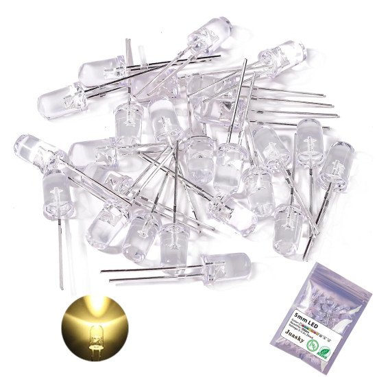 LED Yellow Color Clear 5mm