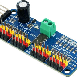 PCA9685 16‑Channel 12‑Bit PWM/Servo Driver (I²C Interface)