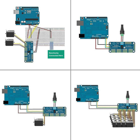 PCA9685 16‑Channel 12‑Bit PWM/Servo Driver (I²C Interface)