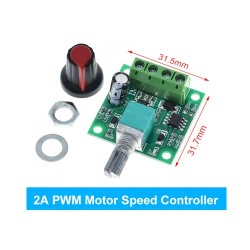 PWM DC Motor Speed Controller 1.8V–12Volt 2Amp PWM DC Motor Speed Controller 1.8V–12Volt 2Amp
