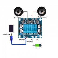 Audio Amplifier TPA3110 2x30W Power Dual-Channel Digital Board Stereo Class D Audio Amplifier TPA3110 2x30W Power Dual-Channel Digital Board Stereo Class D
