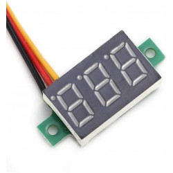 Voltmeter Module Three Wire 0-100V DC 0.36" Red Voltmeter Module Three Wire 0-100V DC 0.36" Red