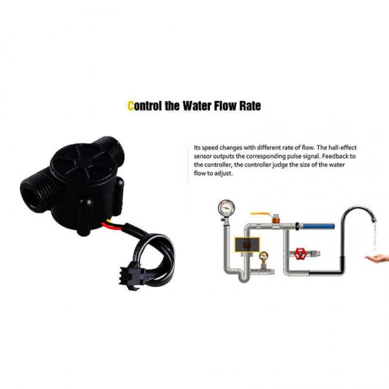 Water Flow Sensor YF-S201 1/2'' Water Flow Sensor YF-S201 1/2''