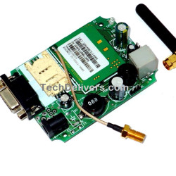 SIM300 GSM/GPRS Serial Modem with RS232, TTL and Antenna