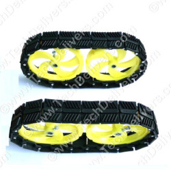 Linked Track Rivet 50 Sets and 4 Wheels Set Linked Track Rivet 50 Sets and 4 Wheels Set