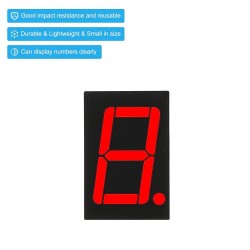 7-Segment Display (Common Cathode) - Red - 0.56 inch  7-Segment Display (Common Cathode) - Red - 0.56 inch