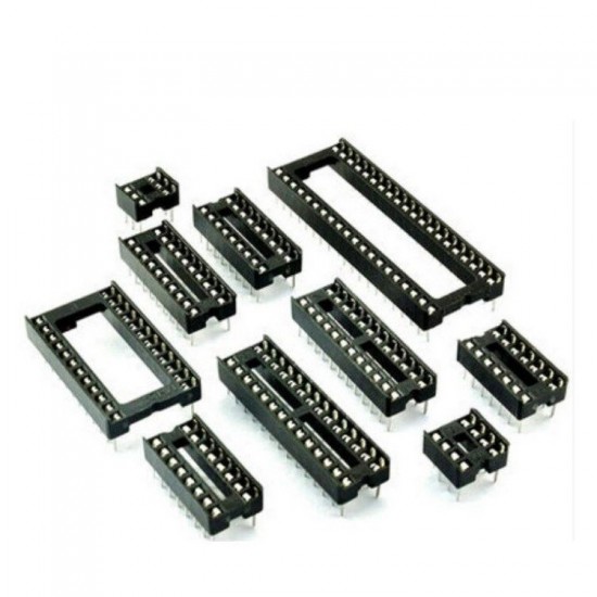 IC Bases/Sockets Assorted Kit 10-Types 10-Pieces