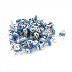 Preset - Trimpot - Tripot - Trimmer - Potentiometer - Assorted Kit 5-Values 25-Pieces Preset - Trimpot - Tripot - Trimmer - Potentiometer - Assorted Kit 5-Values 25-Pieces
