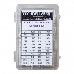 SMD Resistor Kit 0805 Size, 220 Pieces, 44Values 90, 5% Tolerance SMD Resistor Kit 0805 Size, 220 Pieces, 44Values 90, 5% Tolerance