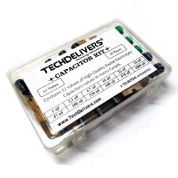 Radial Electrolytic Capacitor Assorted Kit 12-Values 50-Pieces Radial Electrolytic Capacitor Assorted Kit 12-Values 50-Pieces