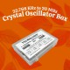 Crystal Oscillator XTAL Assorted Kit 10-Values 50-Pieces 