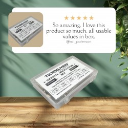 Crystal Oscillator XTAL Assorted Kit 10-Values 50-Pieces  Crystal Oscillator XTAL Assorted Kit 10-Values 50-Pieces