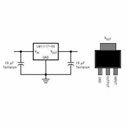 AMS1117-5V, 1A, SOT-223 Voltage Regulator IC AMS1117-5V, 1A, SOT-223 Voltage Regulator IC