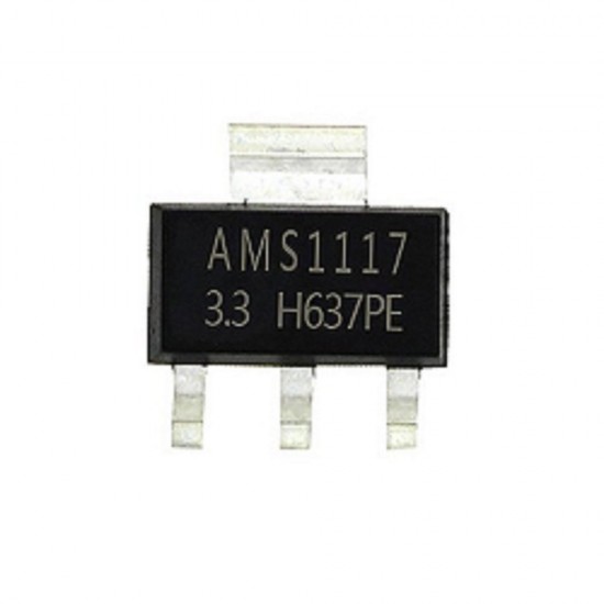 AMS1117-3.3V, 1A, SOT-223 Voltage Regulator IC