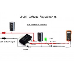 AMS1117-3.3V, 1A, SOT-223 Voltage Regulator IC AMS1117-3.3V, 1A, SOT-223 Voltage Regulator IC