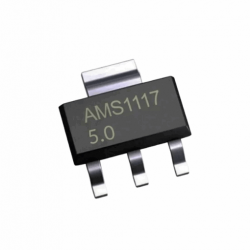 AMS1117-5V, 1A, SOT-223 Voltage Regulator IC AMS1117-5V, 1A, SOT-223 Voltage Regulator IC