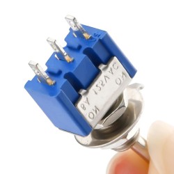 Toggle Switch 3-Pin 2-Position SPST, ON-ON, 3A/250V AC Toggle Switch 3-Pin 2-Position SPST, ON-ON, 3A/250V AC