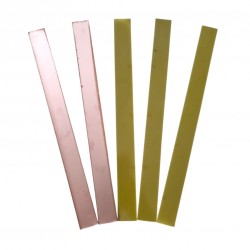 Copper Clad FR4 Glass Epoxy thickness 1.6mm 36Micron Single Sided 12x1inch 5 Pieces Copper Clad FR4 Glass Epoxy thickness 1.6mm 36Micron Single Sided 12x1inch 5 Pieces