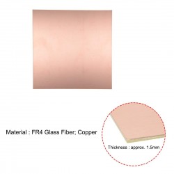 Copper Clad FR4 Glass Epoxy thickness 1.6mm 36Micron Single Sided 12x12inch