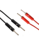 4mm Banana To Banana Plug Red Black Test Probes Pair