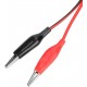 4mm Banana Plug To Crocodile Alligator Clip Red Black Test Probes Pair