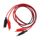 Test Leads 4mm Crocodile To Crocodile Alligator Clip Red Black Pair
