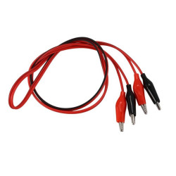 Test Leads 4mm Crocodile To Crocodile Alligator Clip Red Black Pair