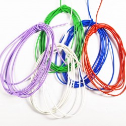 1-core Hookup Wire Random Color Total 4 meters 1-core Hookup Wire Random Color Total 4 meters