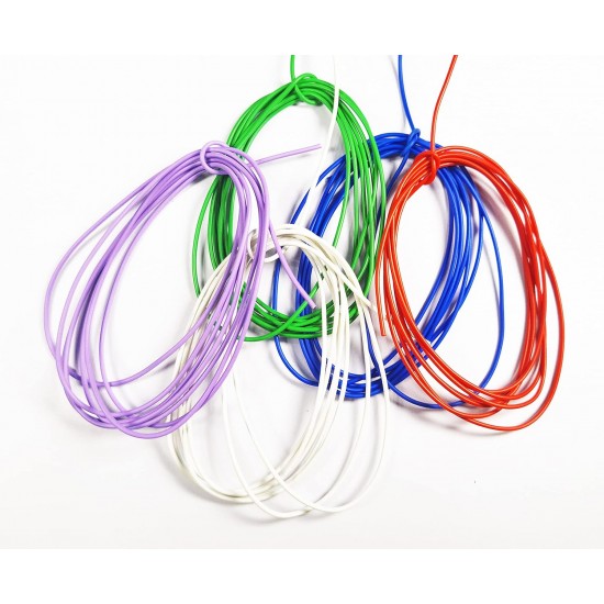 1-core Hookup Wire Random Color Total 4 meters