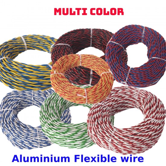 2-core Twisted Wire 14/76 Alloy (price per-meter-length) 2-core Twisted Wire 14/76 Alloy (price per-meter-length)