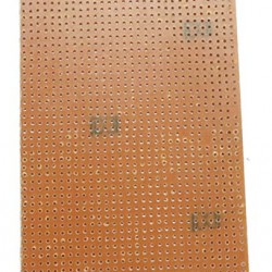 Perforated Copper Stipboard - Single Sided - 4inch x 3inch - Good Quality Perforated Copper Stipboard - Single Sided - 4inch x 3inch - Good Quality