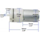 Air Pump – 370 Mini DC Micro Motor for Aquarium & DIY Projects