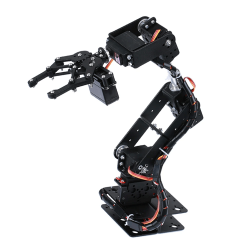 6 DOF Robotic Arm Kit MG995 – Programming Robot Arm Education DIY Kit (Servo Not Included)