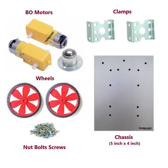 BO‑ACP Robot Kit‑3 – DIY Robotics Kit with ACP Chassis