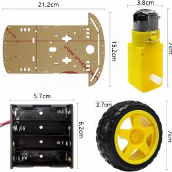 BO Acrylic ROBOT KIT-5 Smart Chassis BO Acrylic ROBOT KIT-5 Smart Chassis