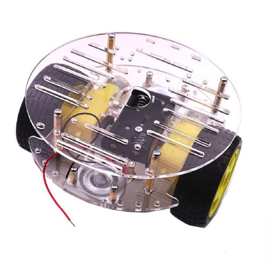 BO Acrylic ROBOT KIT-6 Smart Round Chassis