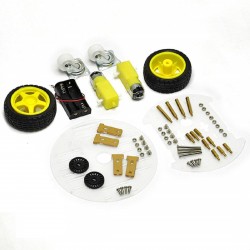 BO Acrylic ROBOT KIT-6 Smart Round Chassis BO Acrylic ROBOT KIT-6 Smart Round Chassis
