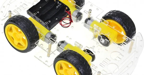 2WD KIT Two Wheel Robotic Smart Car Kit with Acrylic Chassis