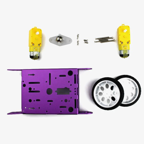 BO Aluminum ROBOT KIT-8 Smart Alloy Chassis