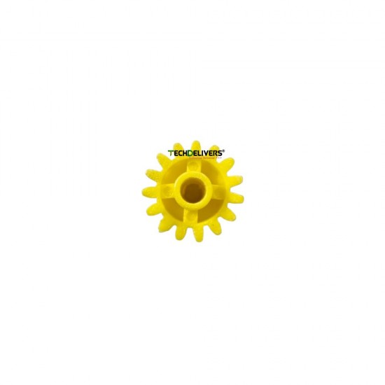 Pinion Gear Small Wide 15 Teeth, 25mm OD, 6mm Bore