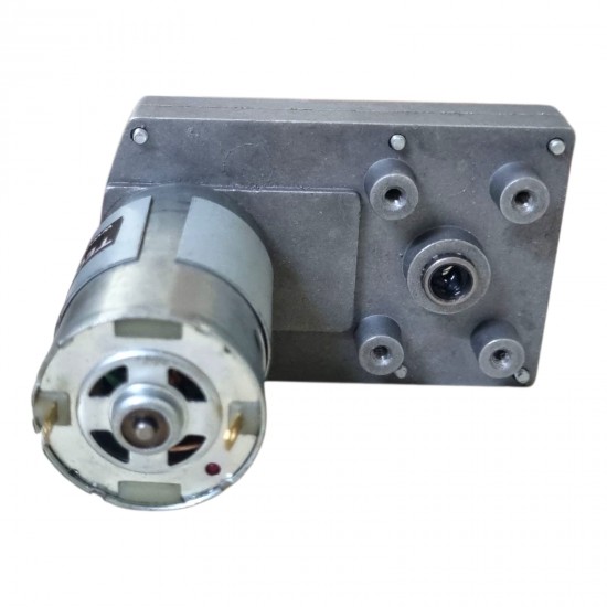 Rectangular Gearbox Motor – 200 RPM, 12V DC, 555 High Torque